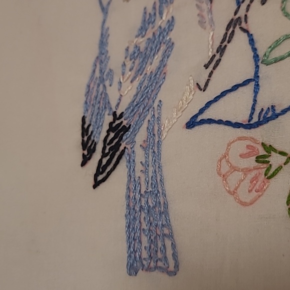 Vintage Hand Stitched Idaho State Bird & Flower - Picture 9 of 16